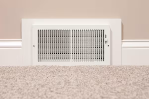 Clean and unobstructed air vent